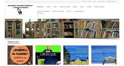 Desktop Screenshot of knjiznica-nasice.hr